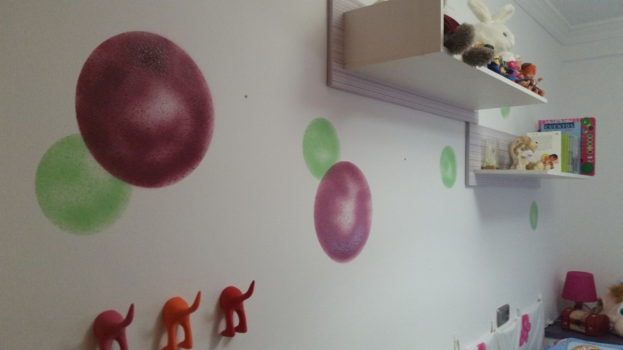 Decoración con buerbujas