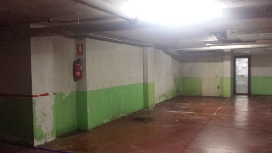 Pintado de garaje a pistola en Malaga.