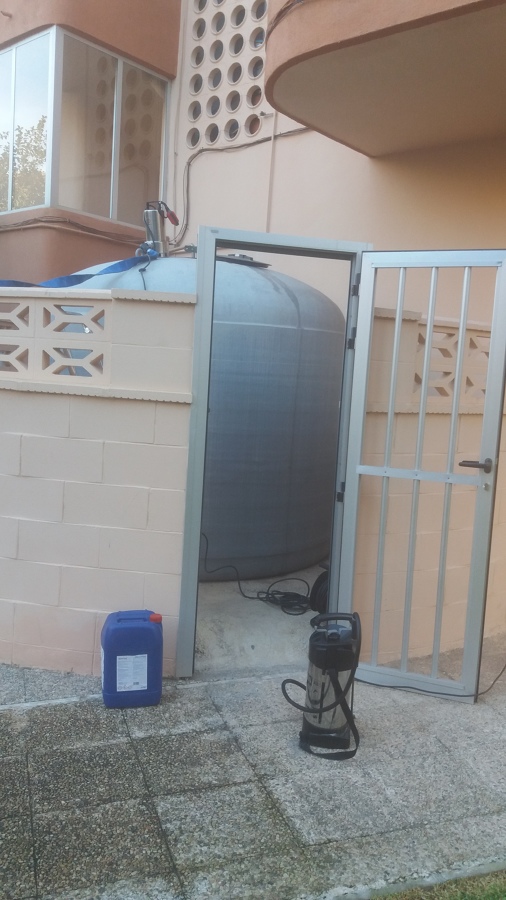 LIMPIEZA DE DEPÓSITO DE AGUA POTABLE