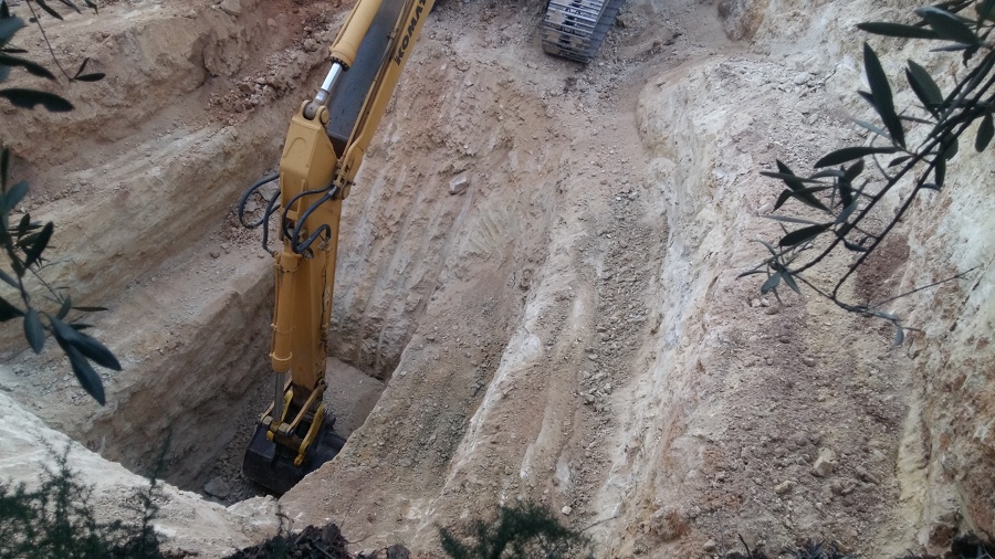 Excavación de inca