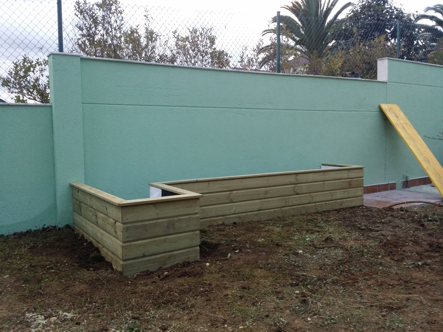 Jardinera madera