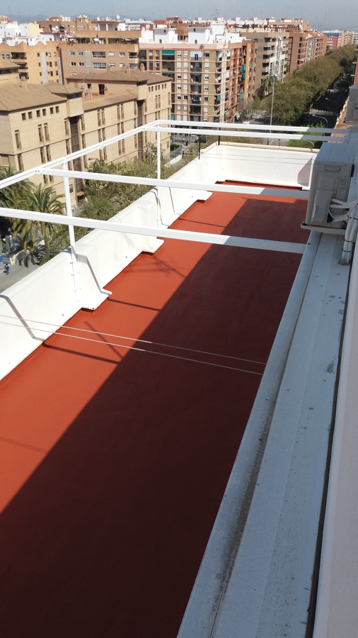 Terraza transitable