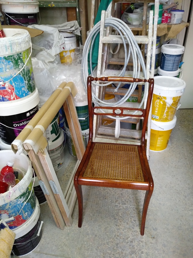 Restauración silla