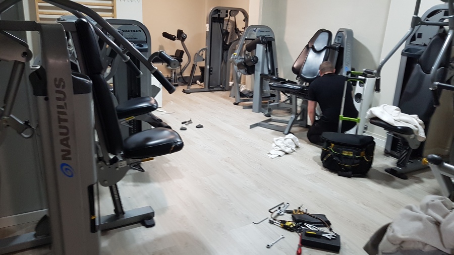 Tapizados maquinas gimnasio