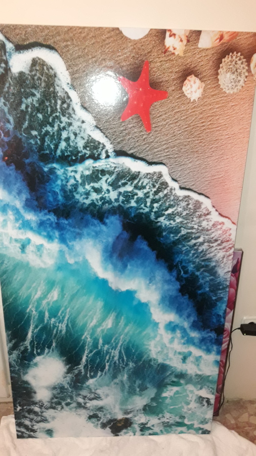 Mesa de vinilo con resina epoxica