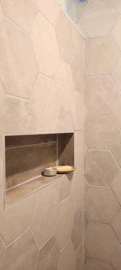 loza hexagonal