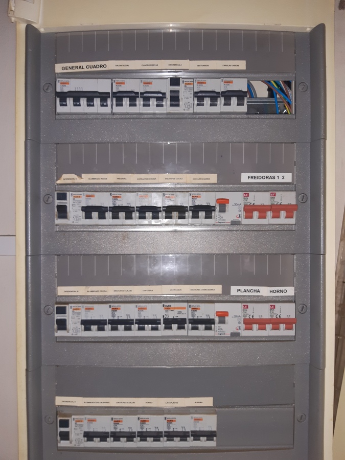 Reparación de cuadro eléctrico