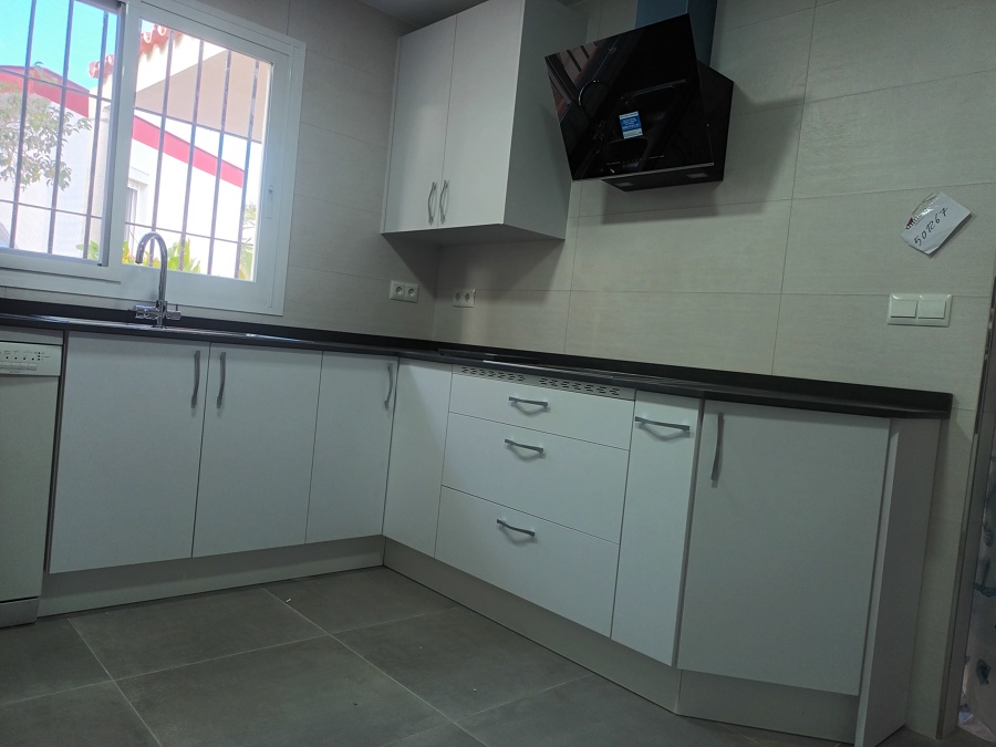 Cocina con cuña malaga