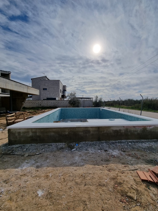 Ejecución de piscina para vivienda unifamiliar