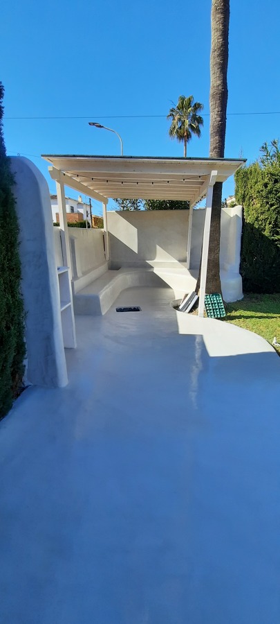 Microcemento en piscina