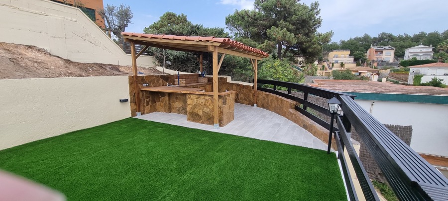 Costrucción de barbacoa