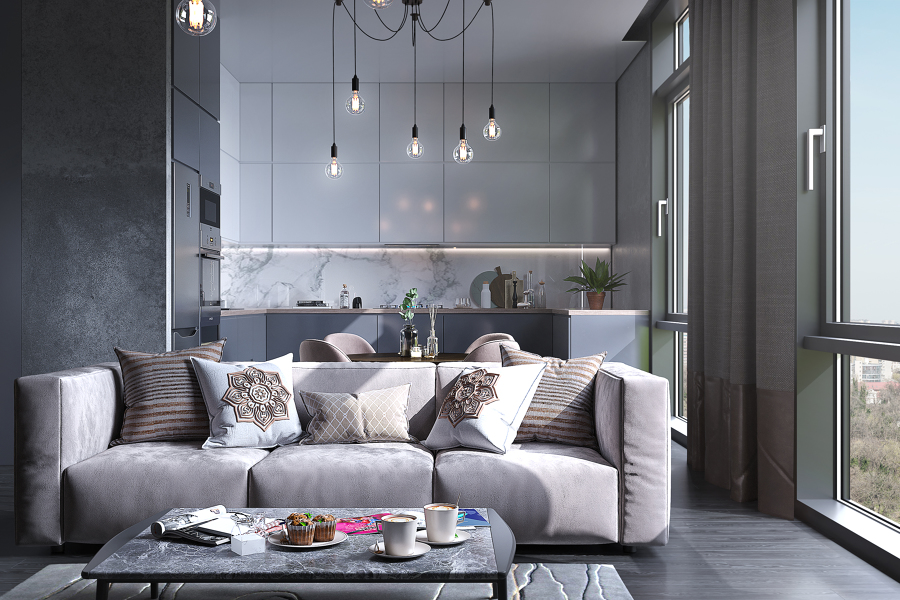 Salon cocina