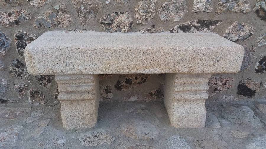 asiento rustico