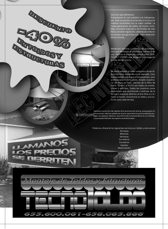 Toldos, Publicidad, Marketing