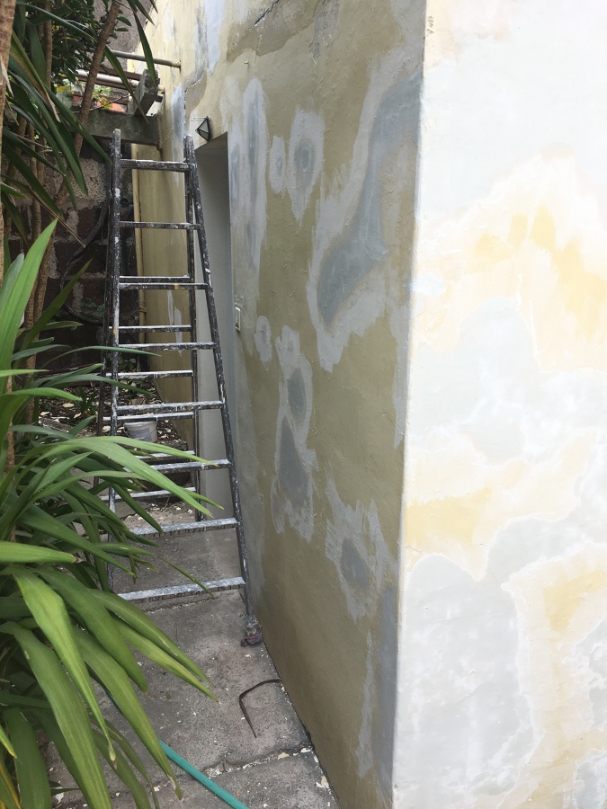 Plastecido de paramentos verticales