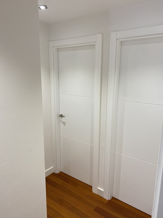 Puertas blanco mate