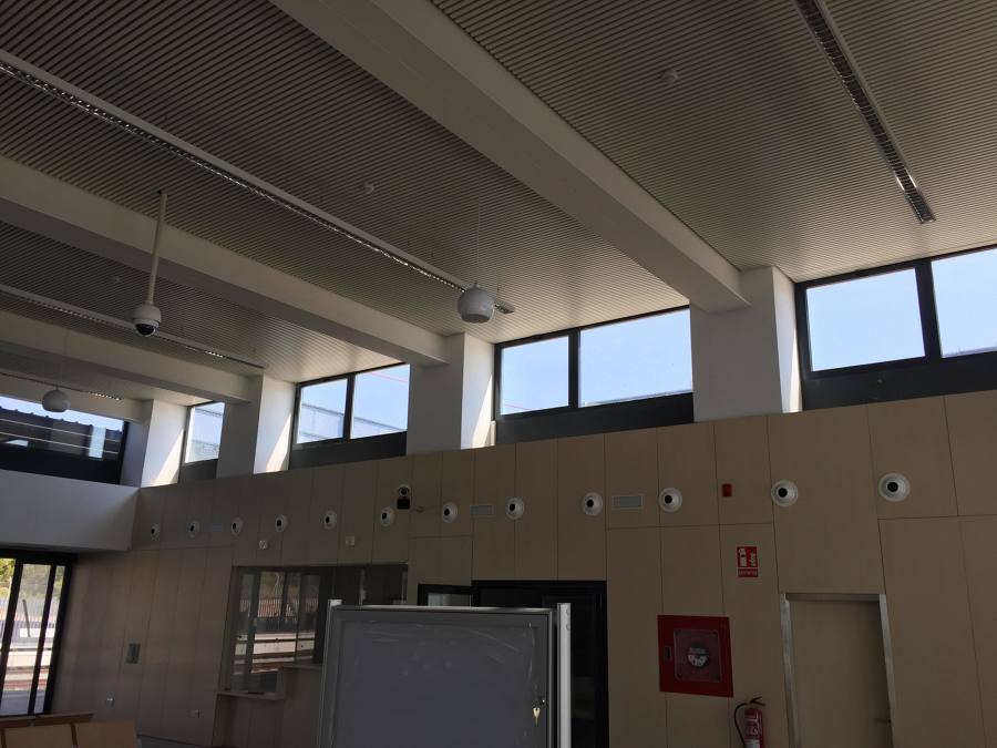 techo polideportivo