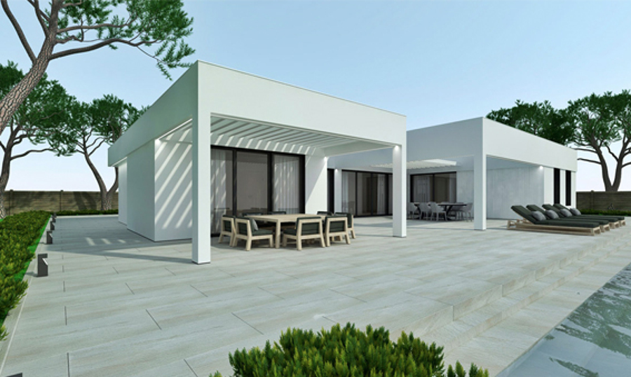 Casas Prefabricadas de Entramado Ligero una planta