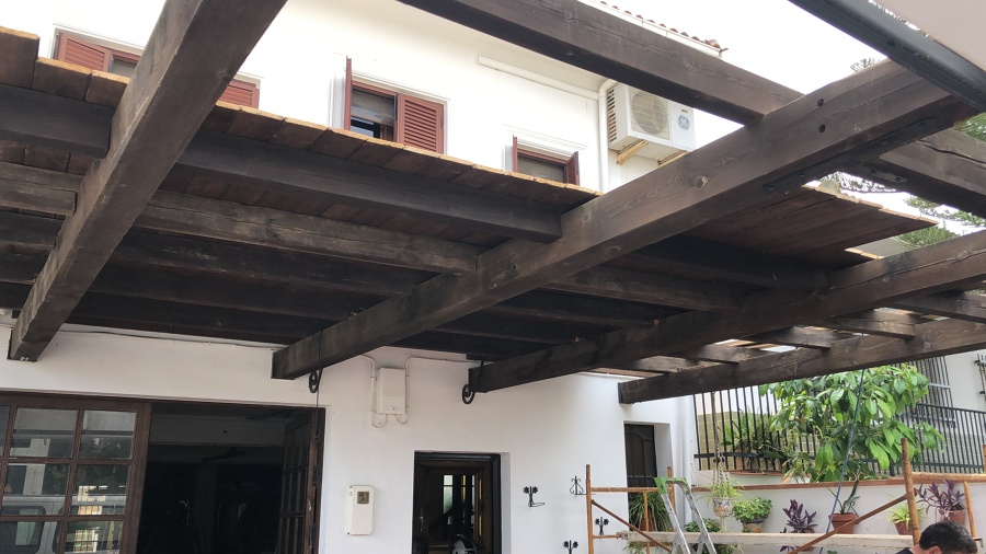 Techo de madera