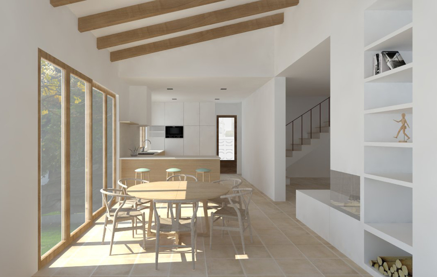 Comedor + cocina