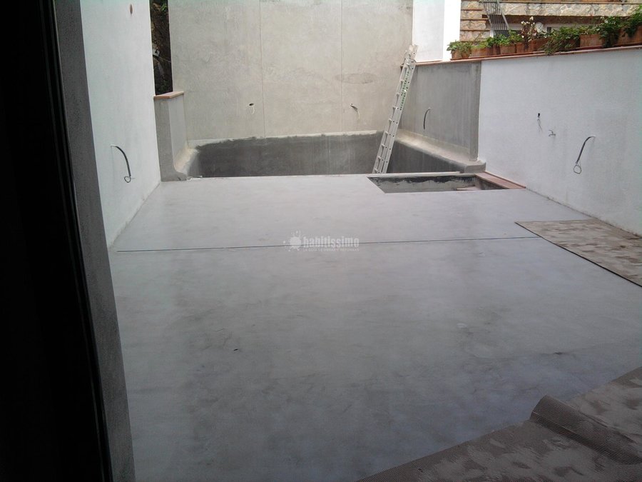 microcemento en terraza