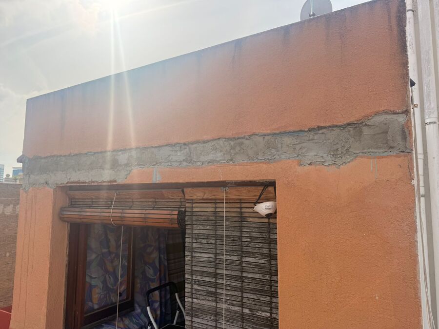 Dintel con problema oxido