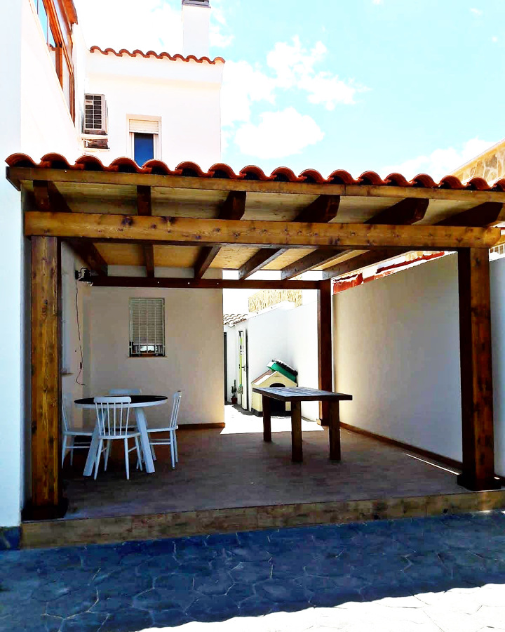 Pérgola de madera