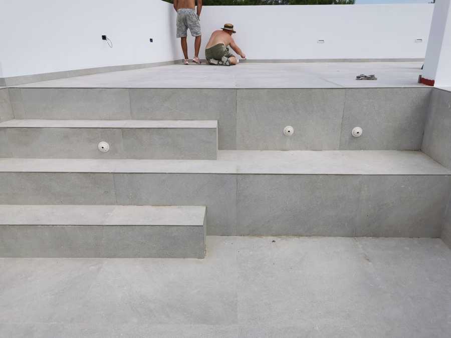 Piscina en el techo