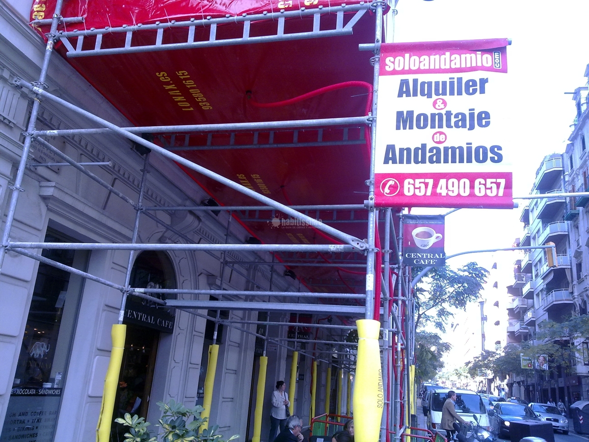 Rehabilitación Fachadas, Construcciones Reformas, Andamios