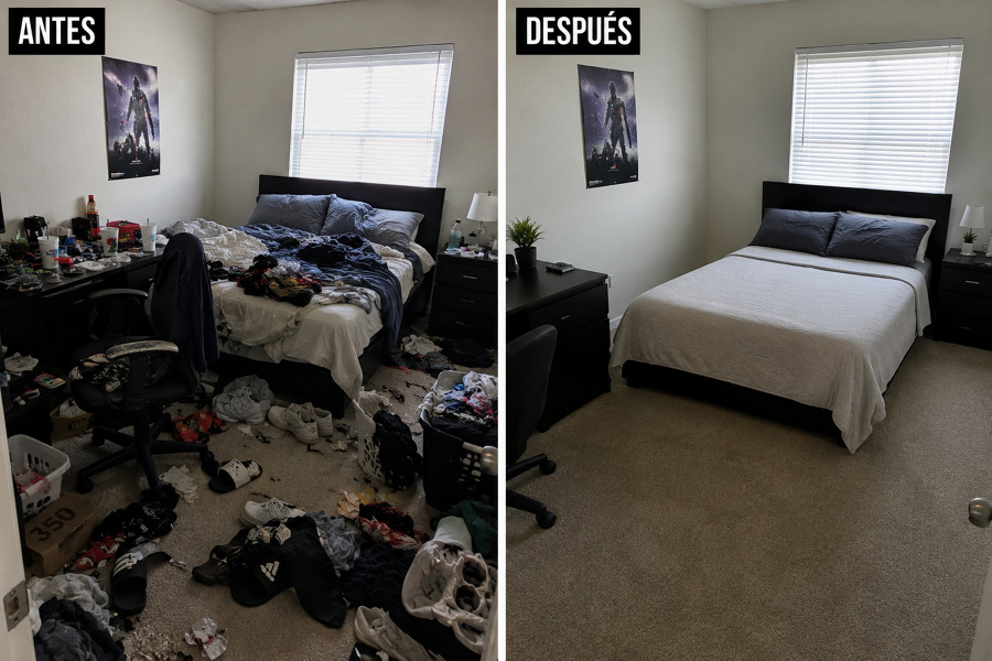 Antes y después