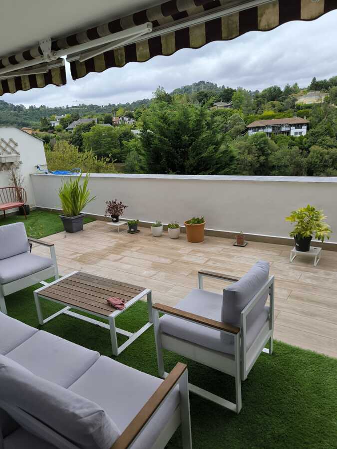 Terraza bien arreglada