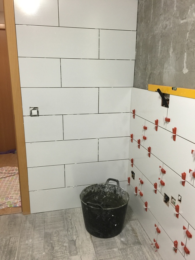Alicatado pared de cocina