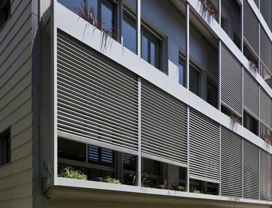 Persianas exteriores para edificio residencial