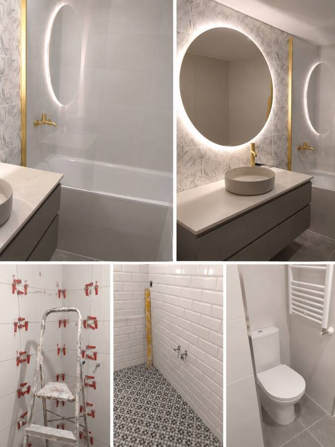 ¡Resultado final! Un baño totalmente renovado.