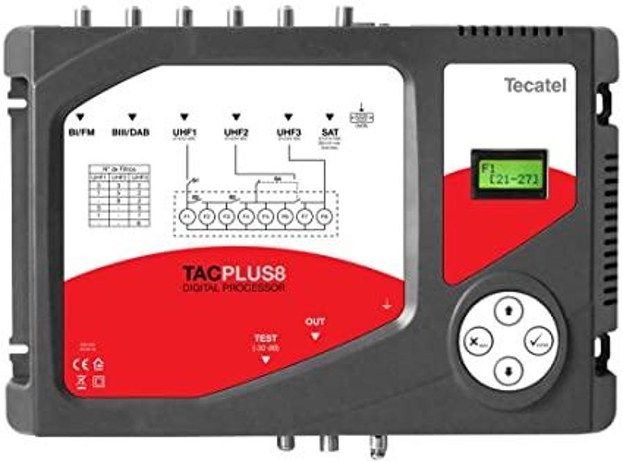 Central tac plus 10 filtros programable para ver canales tdt