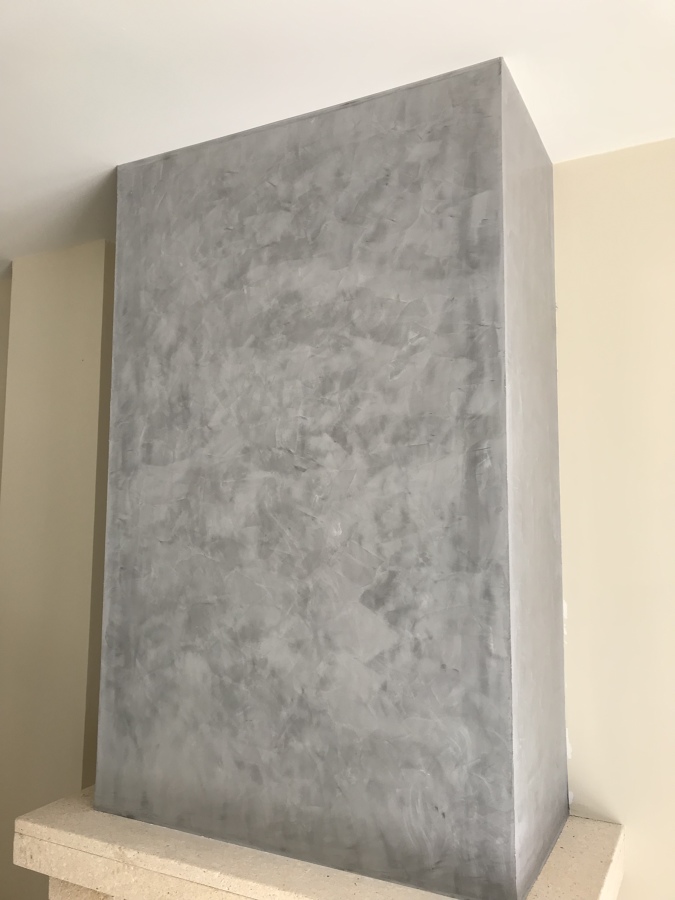 Foto: Chimenea Estuco Mitico Terminada de Pinturas Dani #1626485