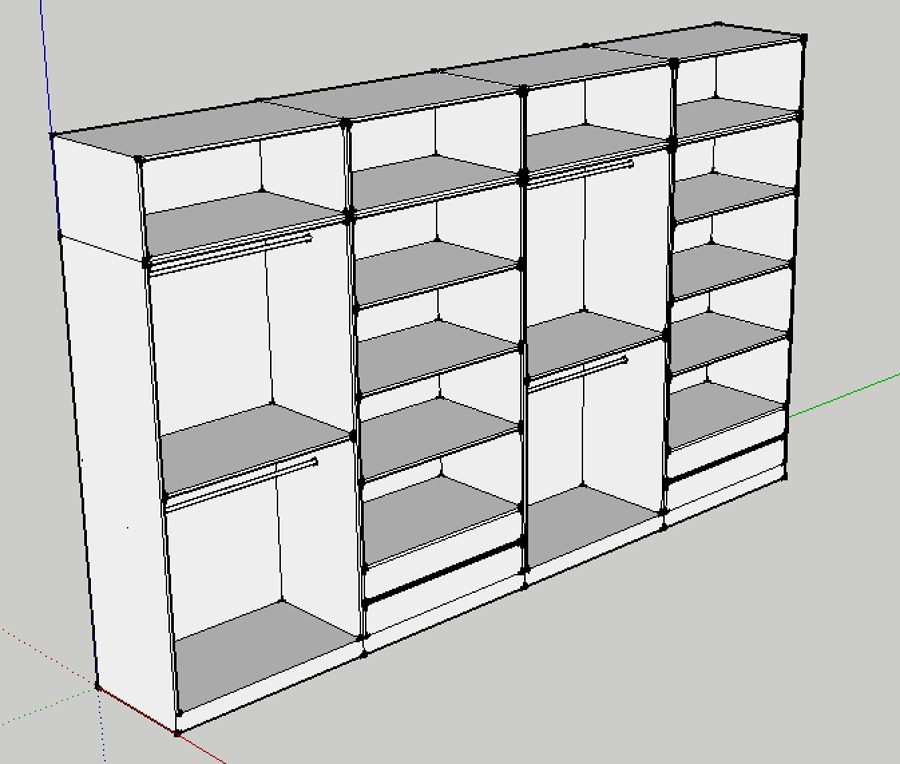 Diseño interior armario