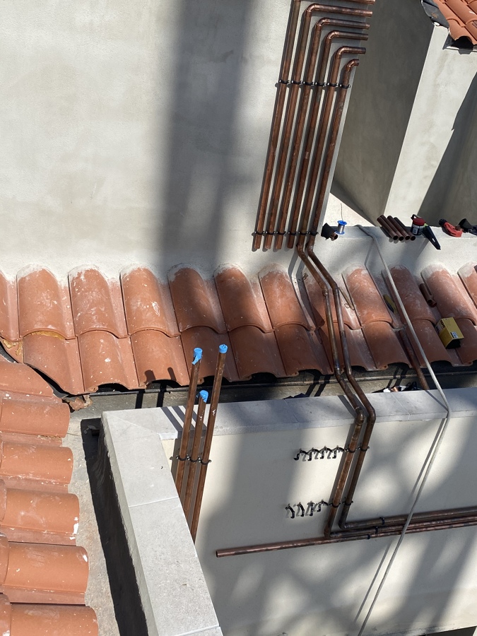Instalación gas comunitario