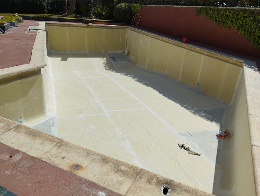 Impermeabilización de piscina