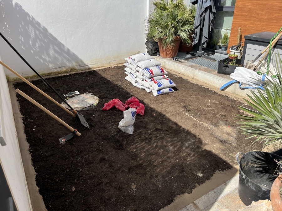 Preparación del terreno para césped artificial