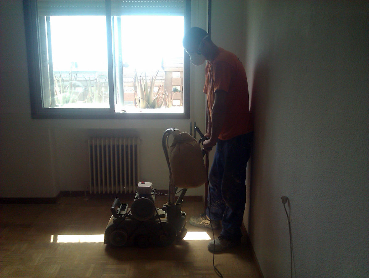 acuchillar parquet