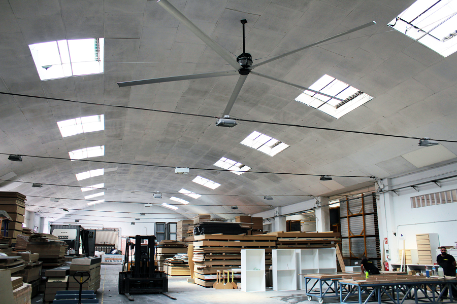 Ventiladores HVLS de techo AIRSLIM