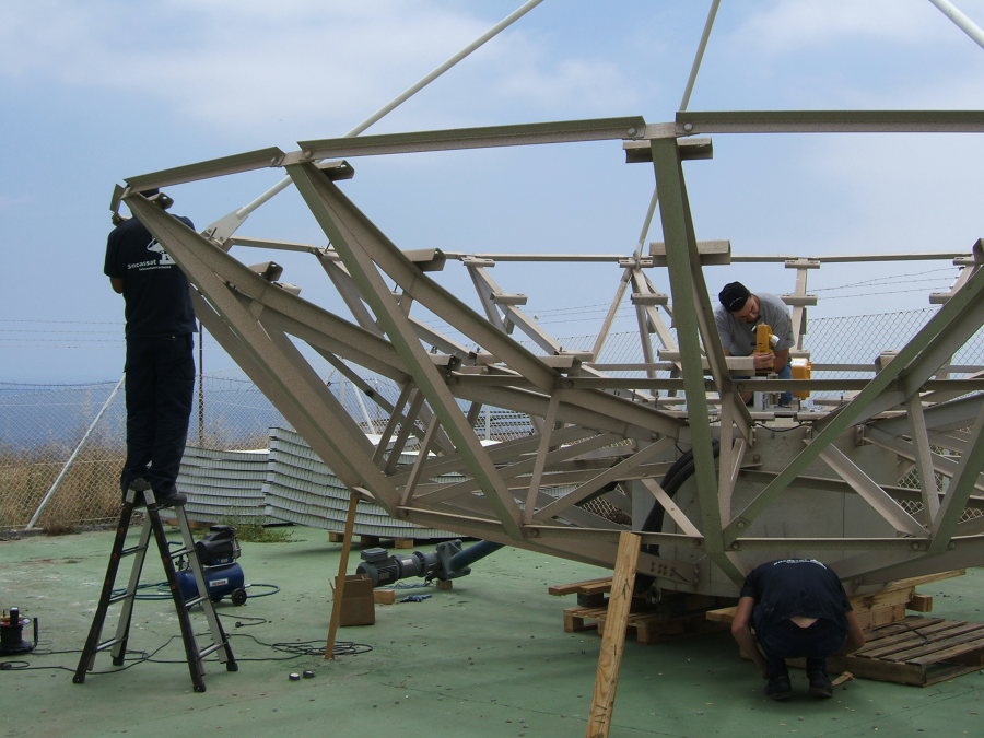 Instalación de antena parabólica 7 metros