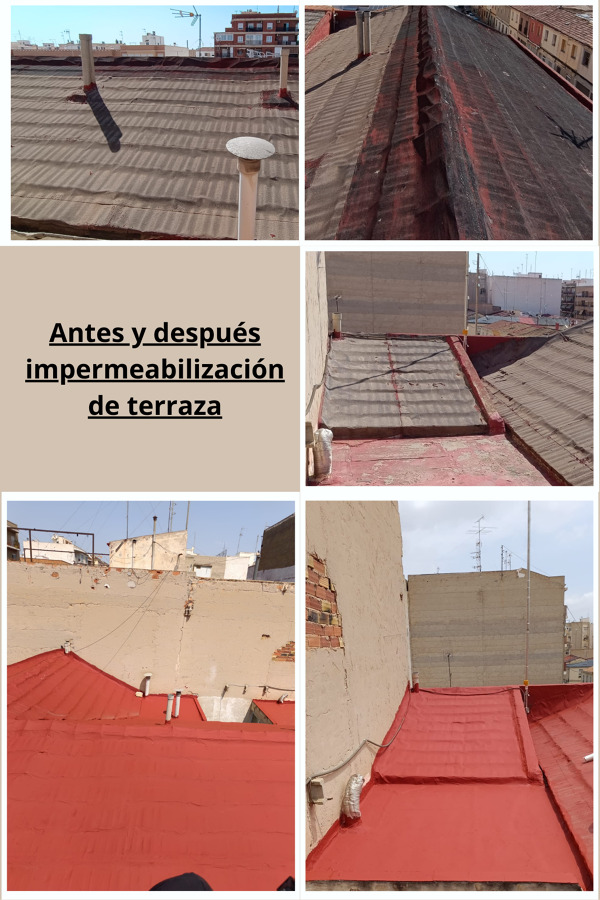 Impermeabilización de terrazas
