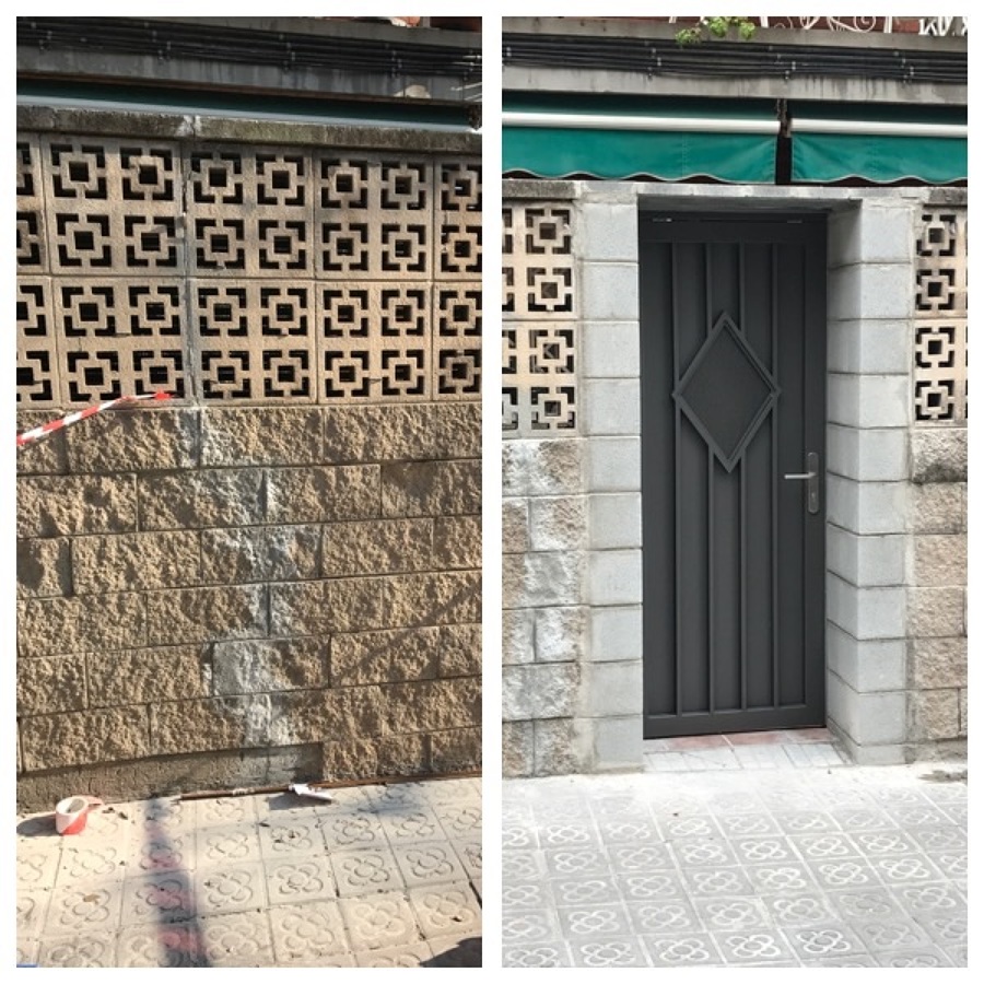 Apertura de huecos en fachadas