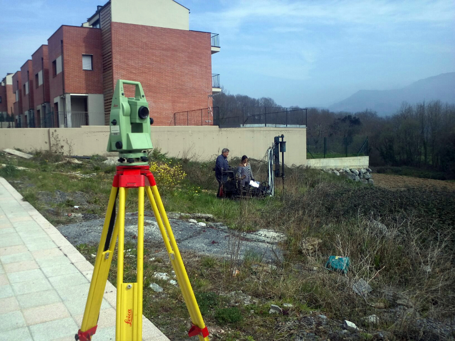 Apoyo topográfico a trabajos de geotecnia