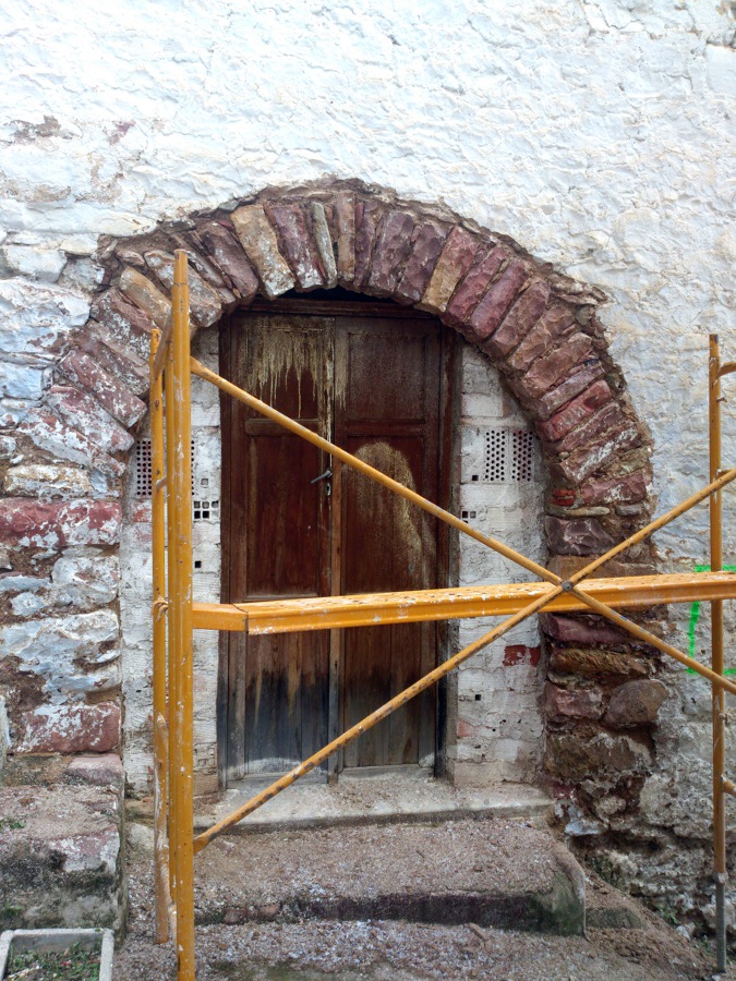 arcada de piedra