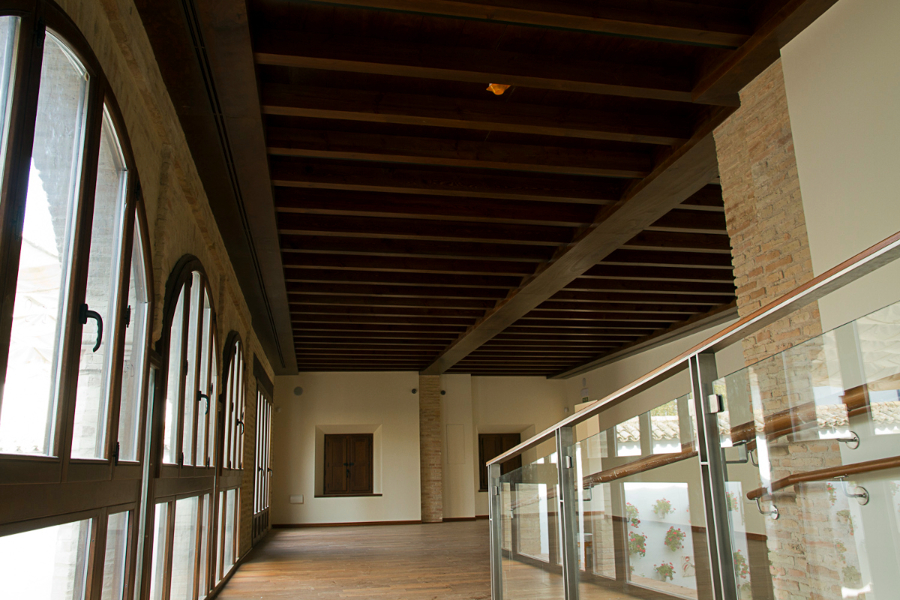 Artesonado museo taurino de Córdoba