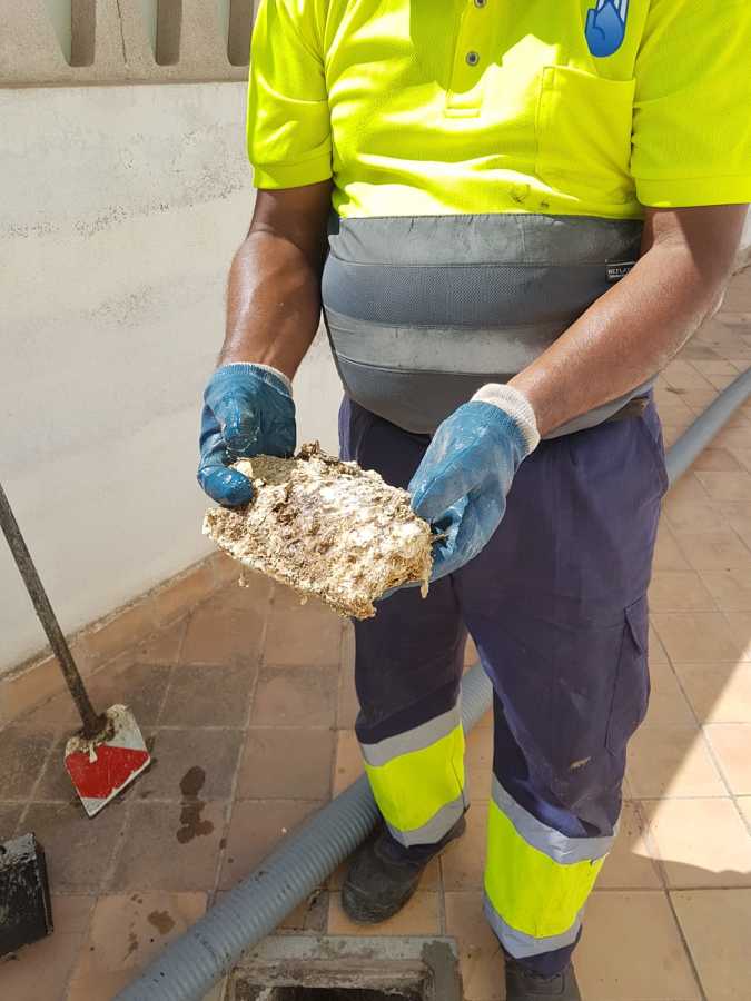 Desatasco por grasa.