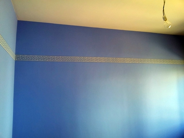 AZUL CON GRECA